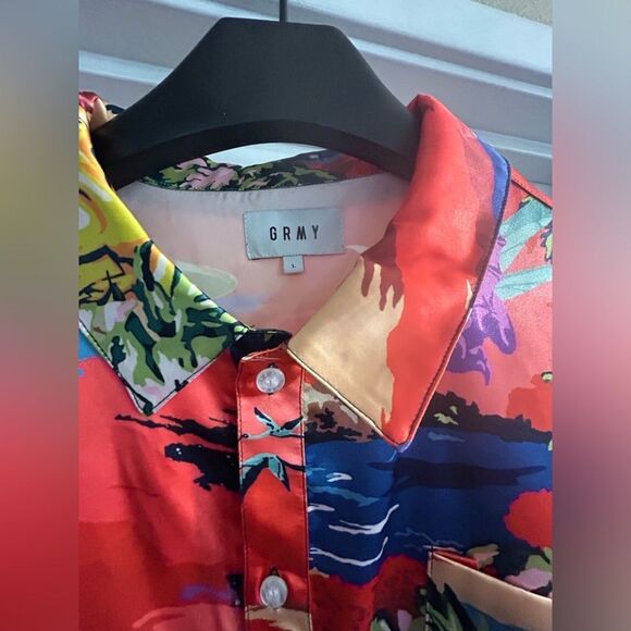 GRMY Ocean Getaways Shirt Size L - Picture 3 of 6